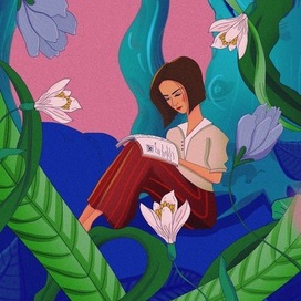 Девушка с книгой 