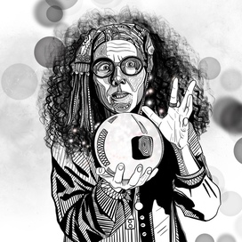 У тебя здесь грим!