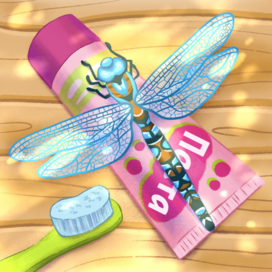 Иллюстрация к книге для детей про зубы