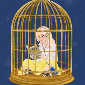 Девушка в клетке 