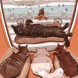 Обложка. Петербургские коты