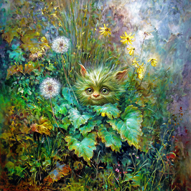 Полевичок в траве