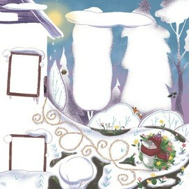 разворот для детского журнала