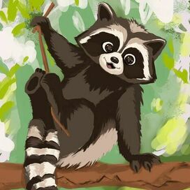 милый енотик