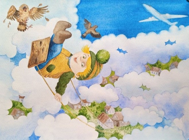 Если бы качели взлетали до неба