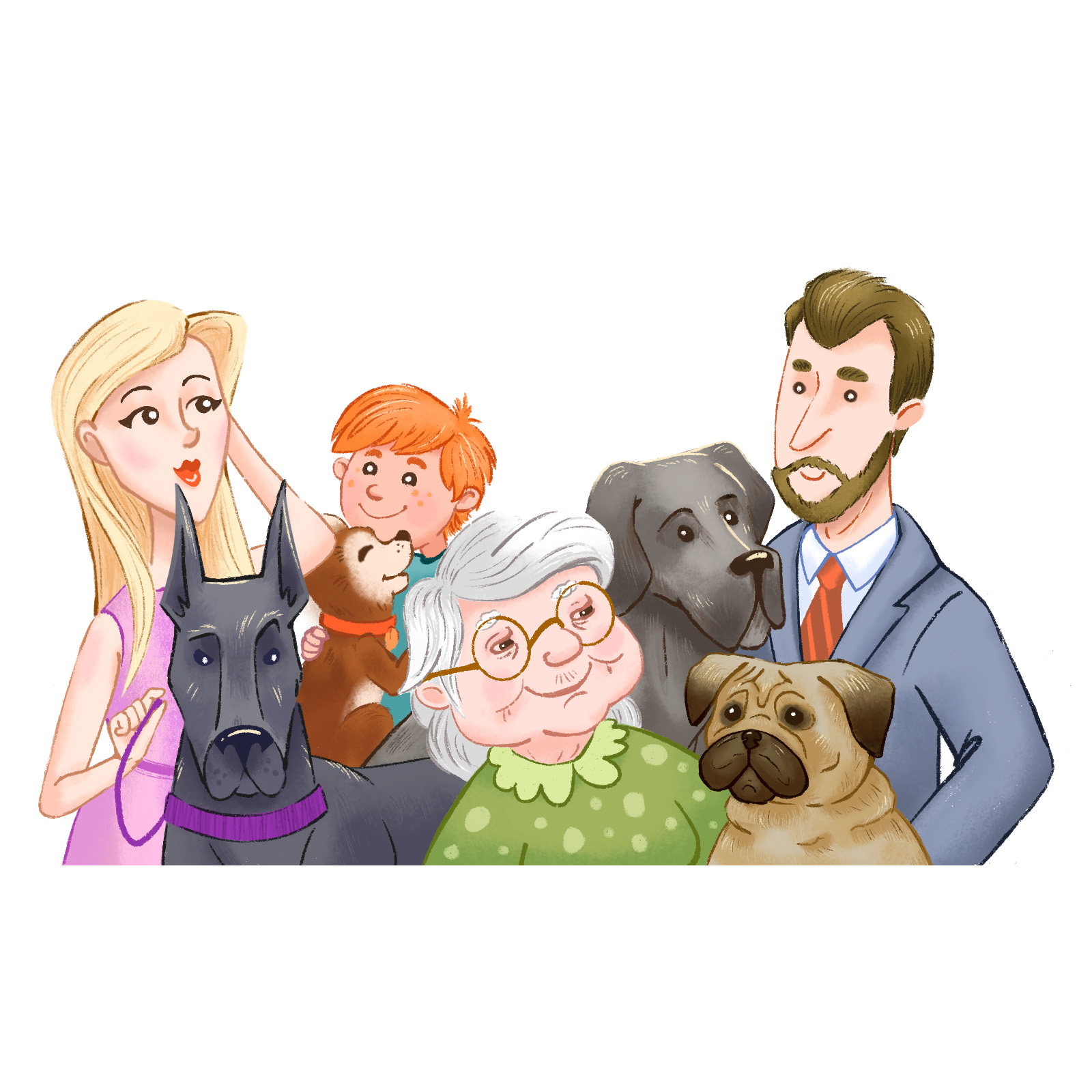 Люди и собаки