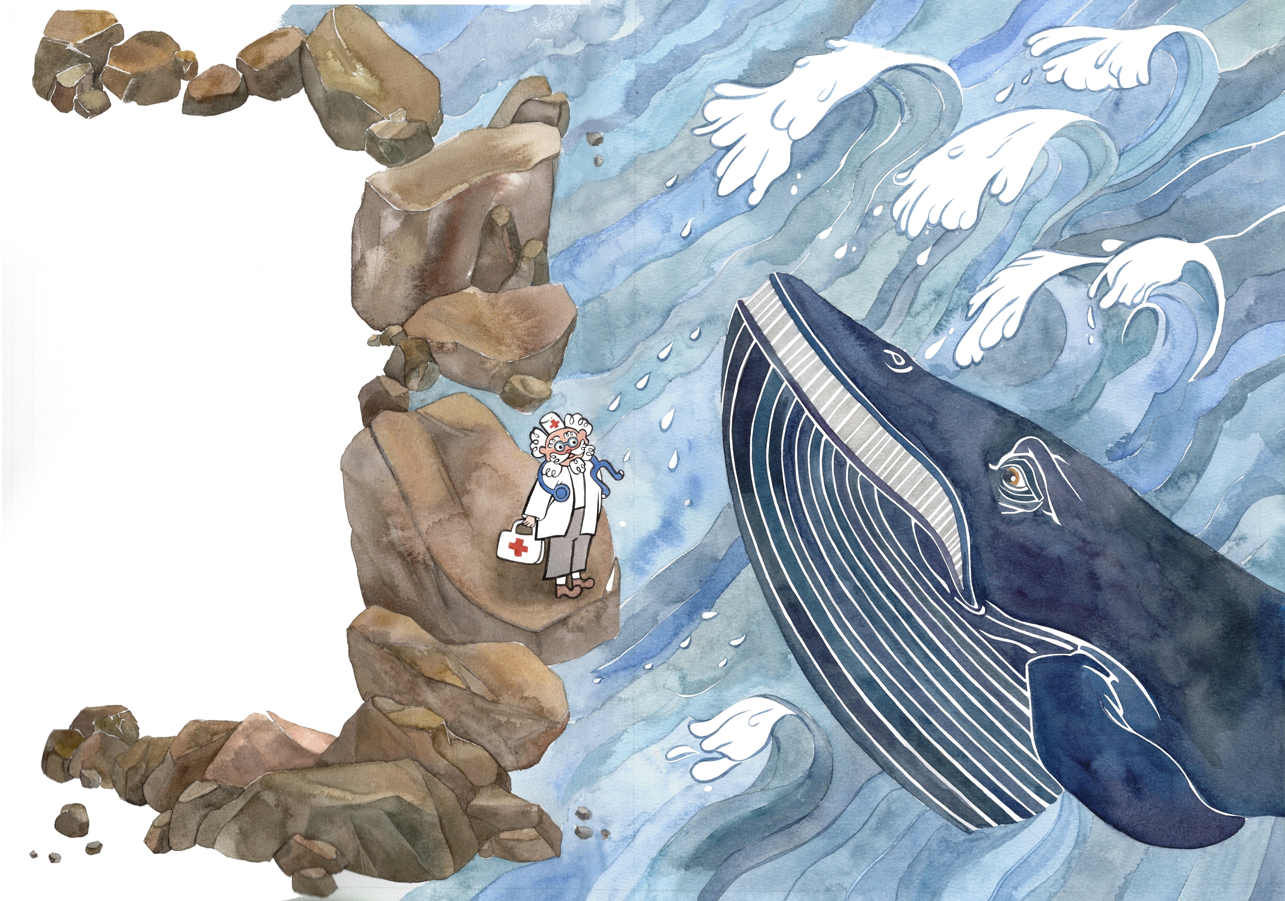 Айболит с китом