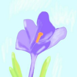 Но всё - весна, но крокус на равнине