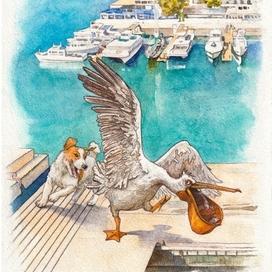 Ил. к рассказу Д.Черных и О.Чувакина "Диоген Колифорнийский"