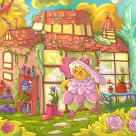 Цветущий сад