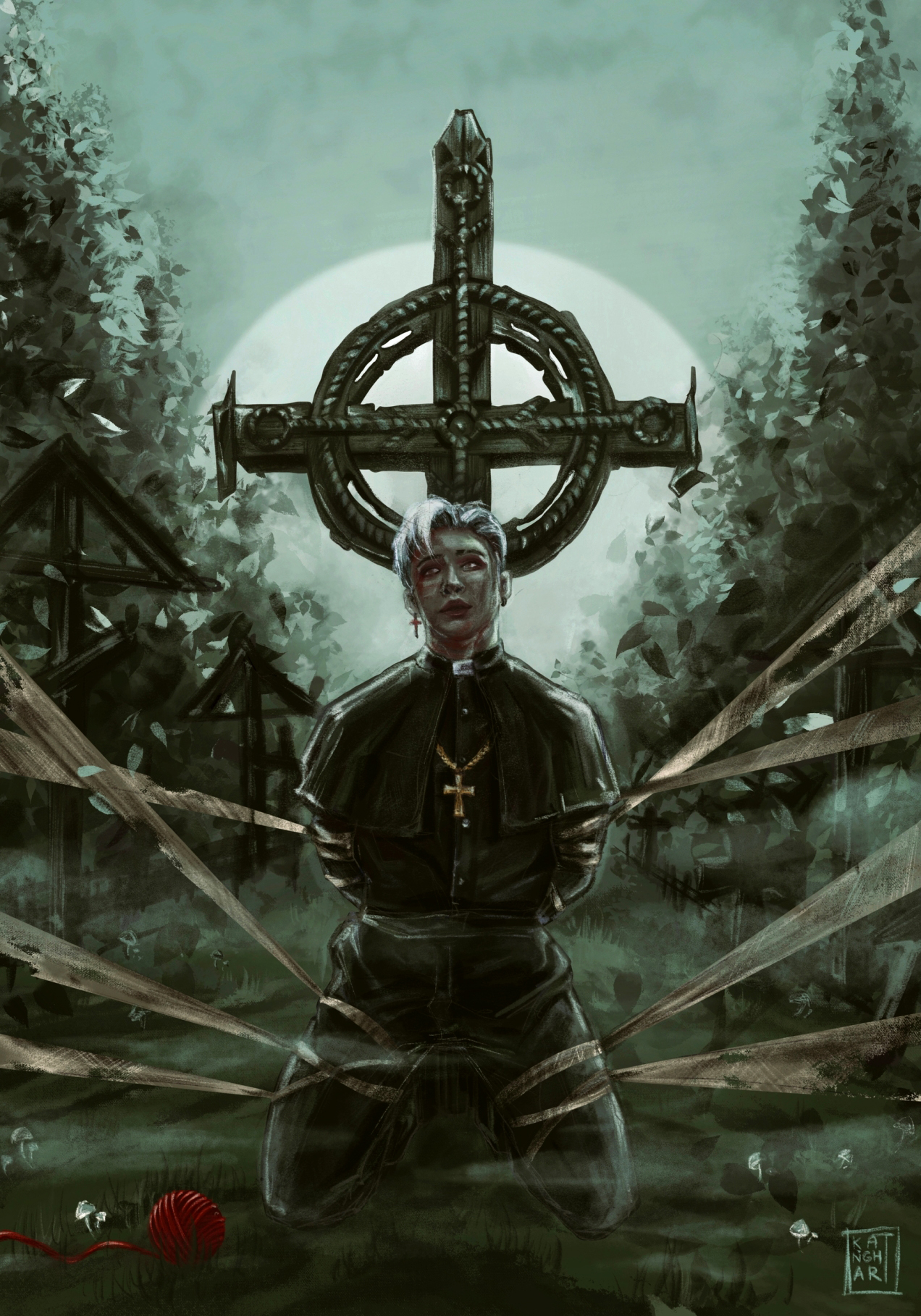 "Морок" Часть иллюстрации обложки