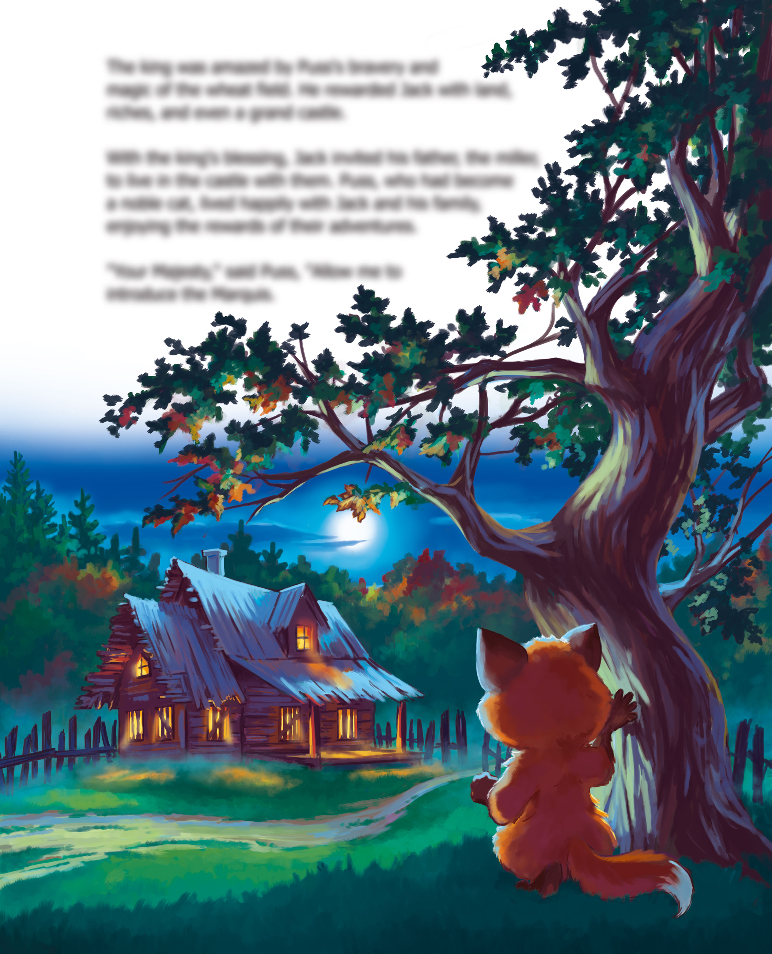 Иллюстрация для книги про лис