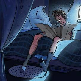 Иллюстрация по книге «Гарри Поттер и узник Азкабана»