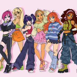 Редизайн персонажей Winx