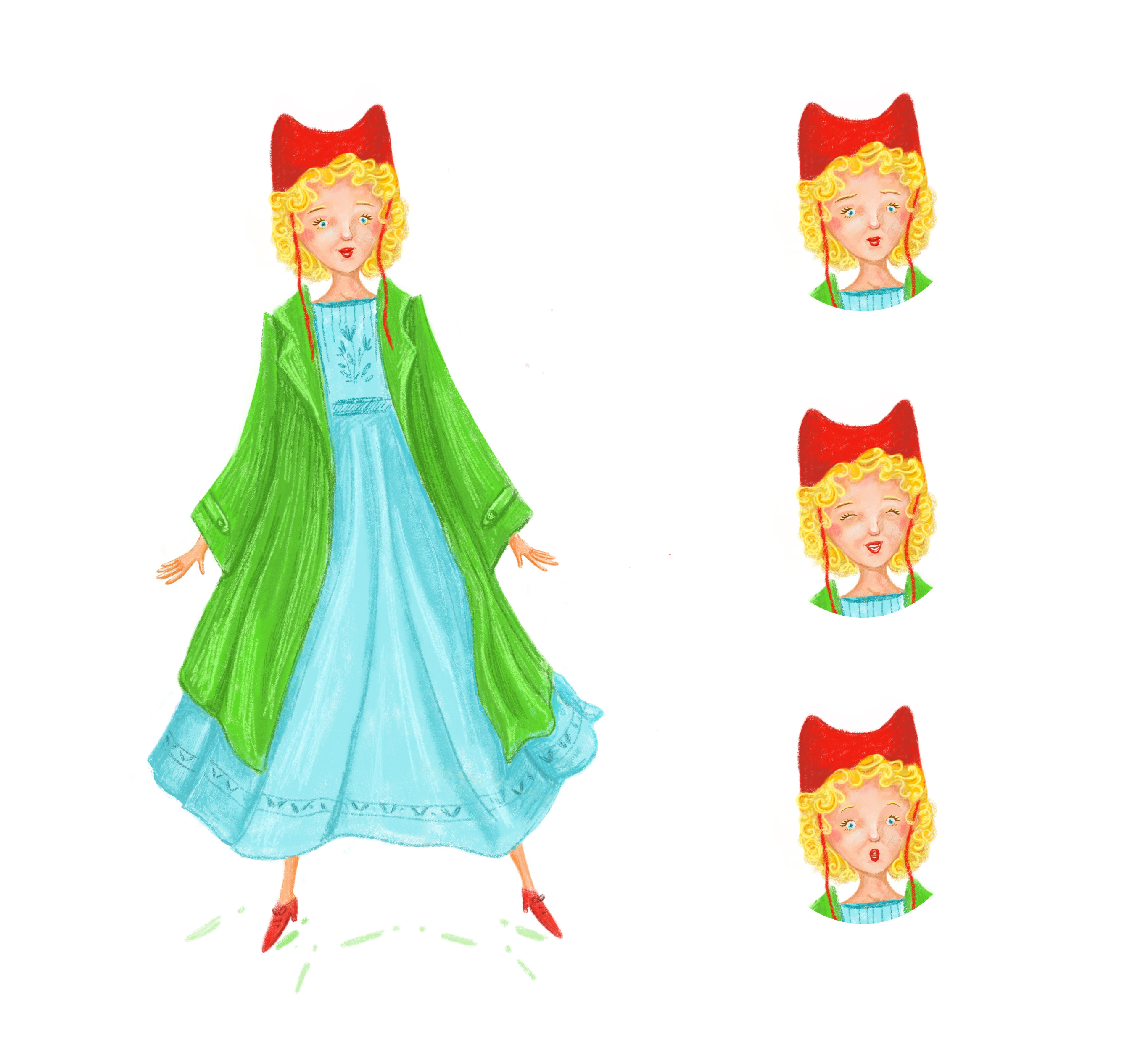 Девушка в чепце