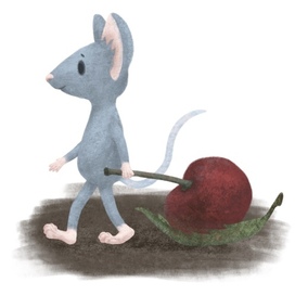 Мышонок. Скоро обед.