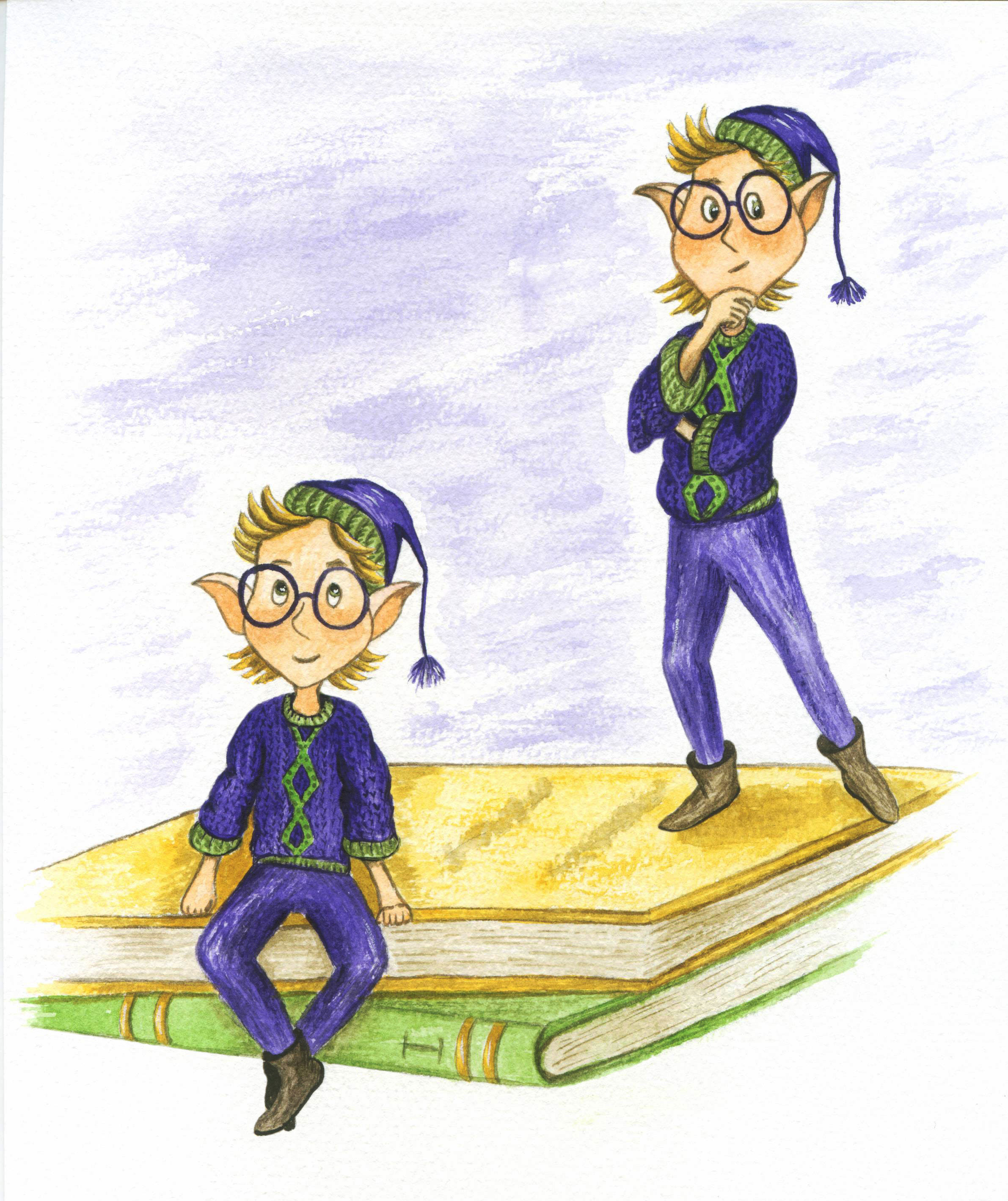 Маленький книжный эльф