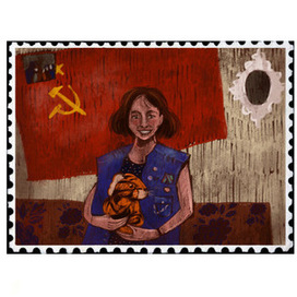 мама в молодости ( нарисовано по фото )