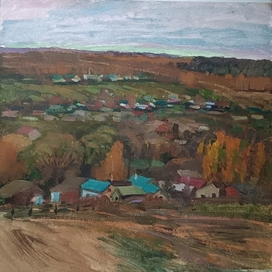 Осень в деревне 