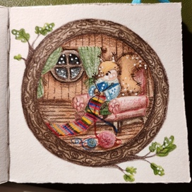 В домике Белки