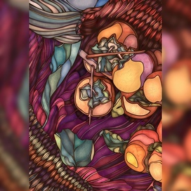 Натюрморт с хурмой