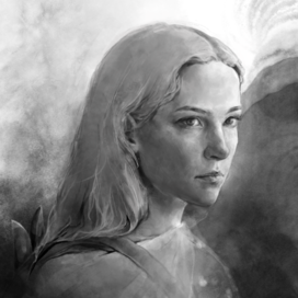 Галадриэль - первая ч/б версия