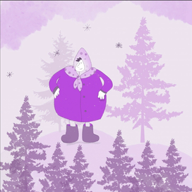 Зимняя иллюстрация