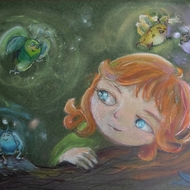 Фея и светлячки