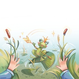 Царевна-лягушка со стрелой