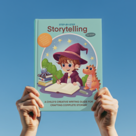 Обложка для детского руководства по писательству.