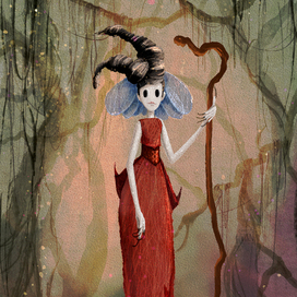 иллюстрация к истории в лесу 