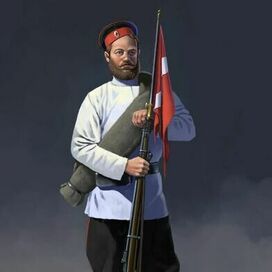 Cолдат Л.Г. Преображенского полка, 1880-90гг.