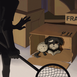 иллюстрация для книги про собаку