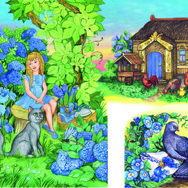 Радужные сказки "Рассказ о голубой бабочке"