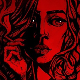 Девушка с сигаретой