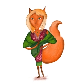 Лисичка модница