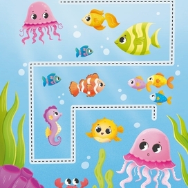 Лист развивающей тетрадки