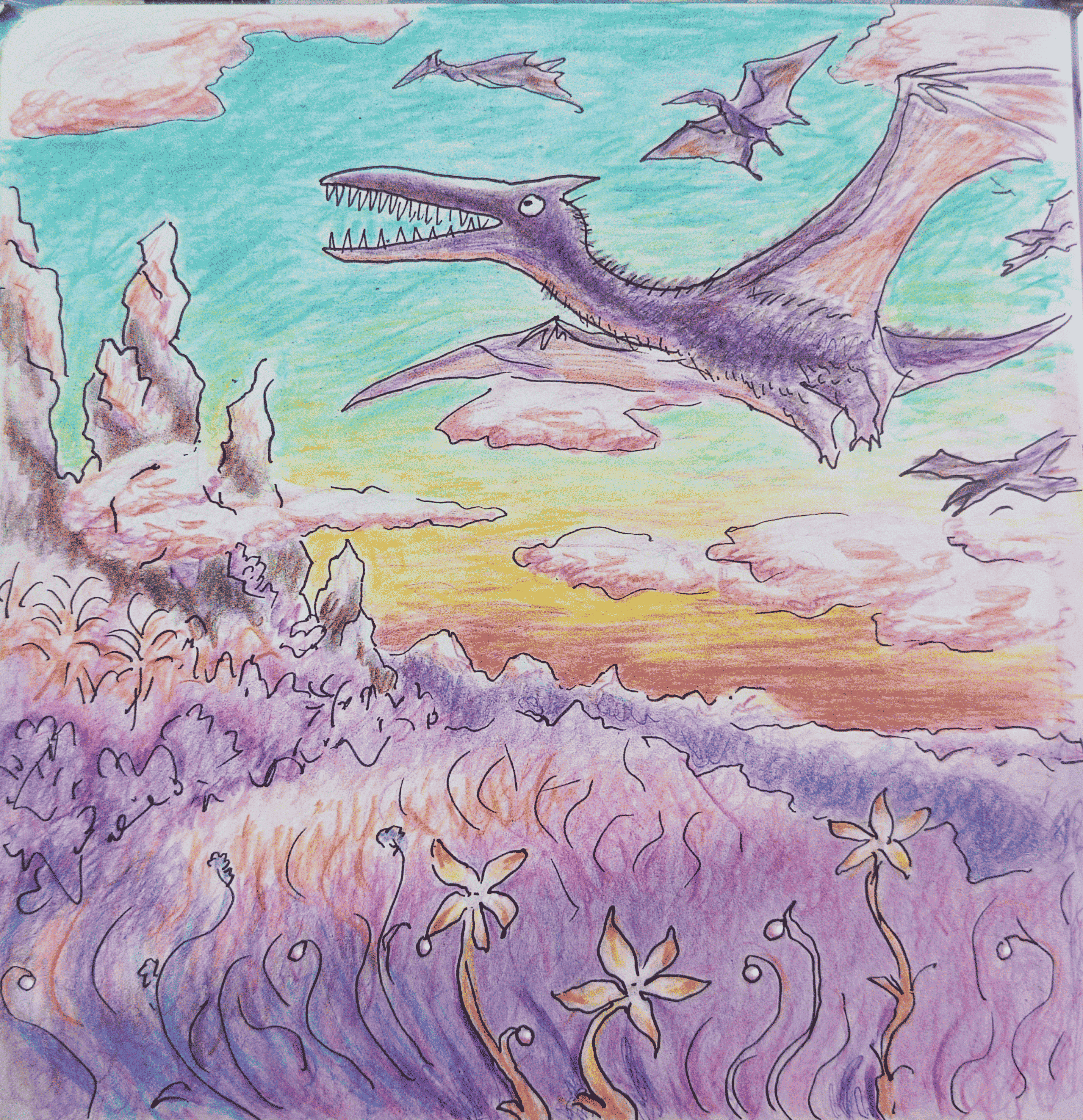 Птерозавры с планеты Эо Тау