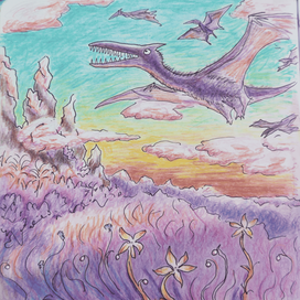 Птерозавры с планеты Эо Тау