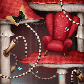 Иллюстрация к Стране Чудес