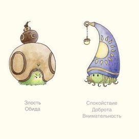 Моховые комочки: Персонажи, серия работ 2