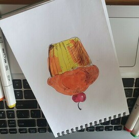 Фуд-скетч Маффин