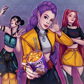 Kpop Demon Hunters fanart