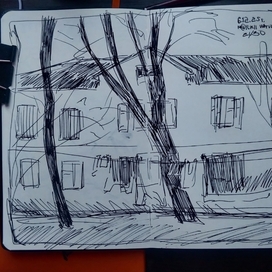 дом (набросок)