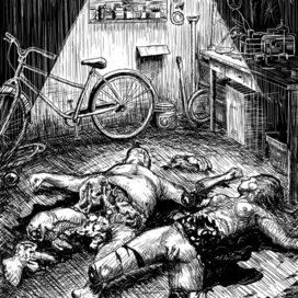 трупы в гараже 18+