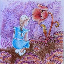 Вероника и цветы Тибери Като