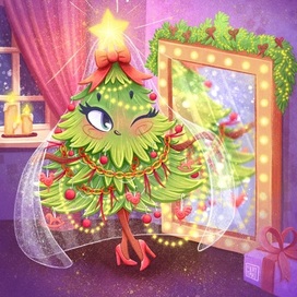 Новогодняя открытка