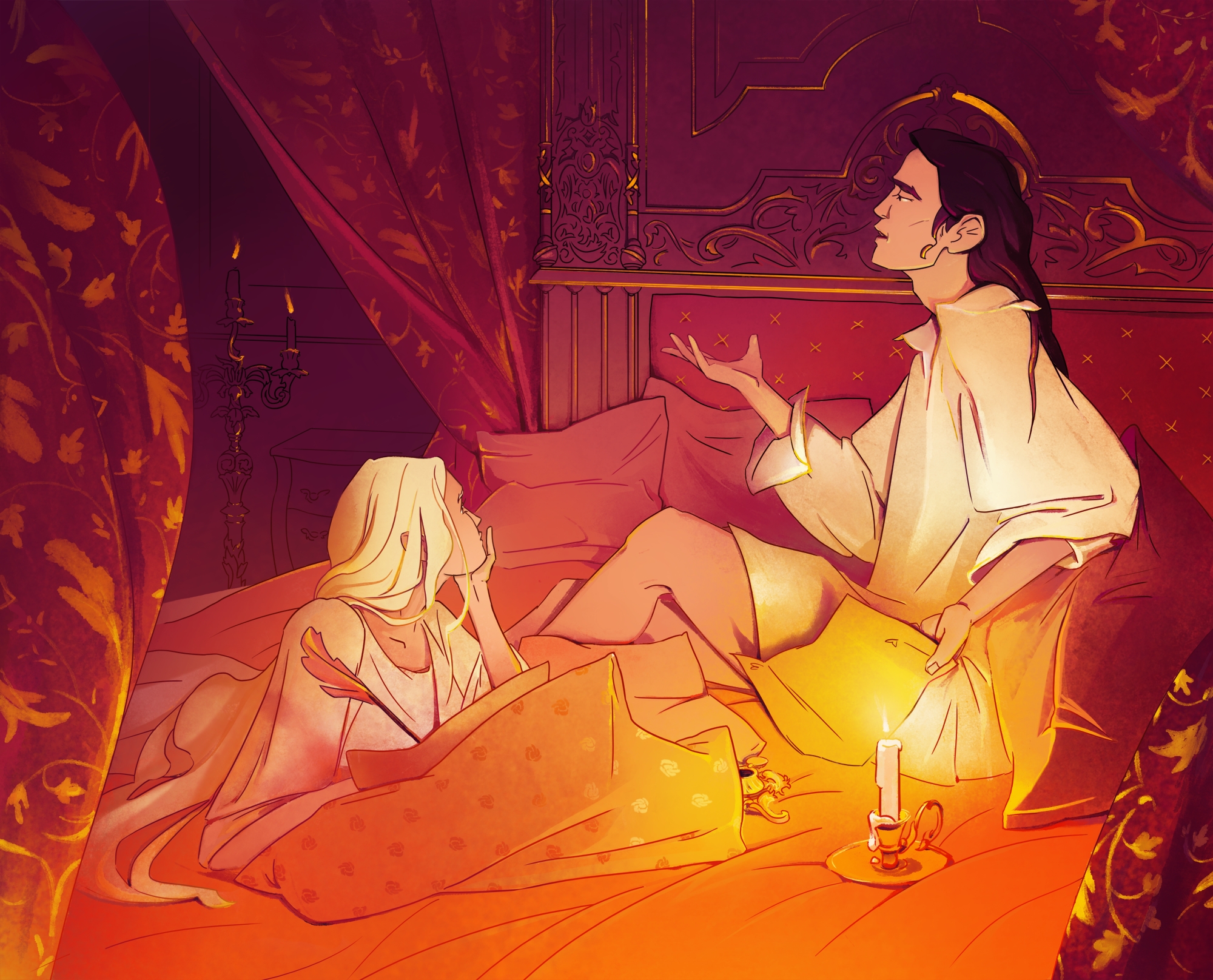 Виконт де Вальмон и Сесиль де Воланж