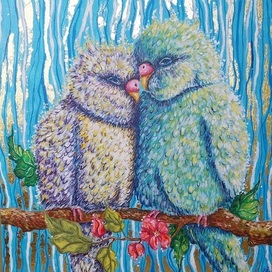 Влюблённые птицы 