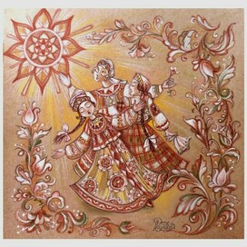 Интересно девки пляшут. Заклички.